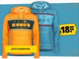Verschiedene Diadora Hoodies schon ab 18,99 Euro bei SportSpar