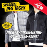 Nur Großer Jacken Mega Sale im SportSpar Onlineshop mit 55% Extra-Rabatt – Jacken ab 3,60 Euro!