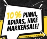 Nur heute! 10% Rabatt auf PUMA, Nike & Adidas bei SportSpar im Onlineshop