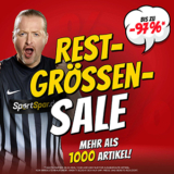 SportSpar Restgrößen-Sale mit bis zu 97% Rabatt auf über 1.000 Artikel