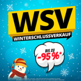 SportSpar Winterschlussverkauf mit bis zu 97% Rabatt + 5€ Extra-Rabatt ab 60€