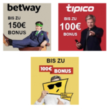 Sportwetten Neukundenaktionen im Überblick – als Prämie: Amazon Gutscheine im Wert von bis zu 55,- Euro