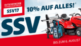 10% Gutscheincode beim Hagebaumarkt – z.B. Fahrräder, Kamine oder Gartenhütten