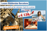[REISEHUGO.DE] 3 Tage für 2 Personen an Bord einer Traum-Yacht vor Barcelona inkl. Frühstück, Minibar und Wlan ab 139,- Euro