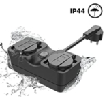 WLAN Outdoor Doppelsteckdose mit Apple Homekit, Alexa und Google Assistant Support nur 25,99 Euro