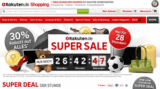 [RAKUTEN.DE SUPERSALE] 28 Stunden Supersale bei Rakuten.de mit 30-Fach Superpunkten auf ausgewählte Artikel – 30% auf Alles!
