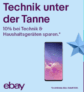 10% Gutschein auf Technik und Haushaltsgeräte bei Zahlung mit Paypal auf Ebay