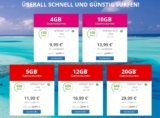 Verschiedene Vodafone/T-Mobile Datenflats ab 9,99 Euro mtl. – z.B. T-Mobile LTE Datenflat mit 10 GB Volumen (bis zu 150 Mbit/s) für nur 13,99 Euro mtl.