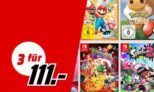 Nur noch heute bei MediaMarkt: 3 Nintendo Switch Games für nur 111,- Euro (u.a. Pokemon Lets Go, Mario Kart 8, Donkey Kong Country: Tropical Freeze)