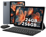 TABWEE 10″ Tablet (24 GB + 256 GB, Octa-Core, Android 15) mit Tastatur & Stift für 109,99€