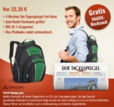 [TAGESSPIEGEL] Wieder da! 4 Wochen Tagesspiegel und Vaude Rucksack für zusammen nur 22,35 Euro