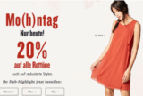 Nur heute: 20% Extrarabatt auf rote Kleidung bei Tom Tailor – auch auf reduzierte Styles im Sale!
