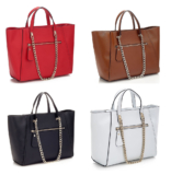 Guess Henkeltasche Nikki Chain Tote in verschiedenen Farben für nur je 69,95 Euro inkl. Versand