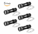 5er Set LE Mini LED Schlüsselanhänger-Taschenlampen für 8,99 Euro inkl. Prime Versand