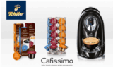 Top! Tchibo Cafissimo COMPACT refurbished inkl. 30 Kapseln und Kapselspender für 22,98 Euro inkl. Versand!