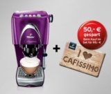 Tchibo Cafissimo Classic Kaffeemaschine + 50,- Euro Tchibo Geschenkkarte + Probierset für nur 94,- Euro inkl. Versand