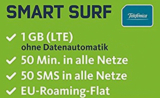 mobilcom-debitel Smart Surf Telefonica mit 50 Freiminuten- & -SMS + 1GB Daten für nur 3,99 Euro monatlich