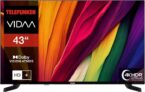 Telefunken Fernseher 43 Zoll Smart TV VIDAA D43U790B2CW 4K Fernseher UHD 199,99€
