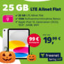 freenet Telekom Allnet Flat mit 25 GB Daten für 19,99€ mtl. + Apple iPad 10. Gen für 99€ + 150€ Bonus
