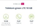 MD Telekom Green LTE 18 GB Tarif für nur 14,99 Euro pro Monat