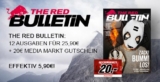 The Red Bulletin Jahresabo dank 20,- Euro Media Markt Gutschein für effektiv 5,90 Euro