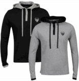 [THEHUT] RINGSPUN MEN’S 2-PACK ORACLE LONG SLEEVE HOODED T-SHIRT – BLACK/GREY MARL für nur 11,80 Euro inkl. Versand