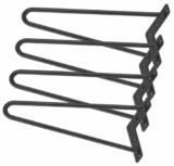 4x GOTOTOP schwarze Designer-Tischbeine (30cm) für nur 23,72 Euro bei Amazon