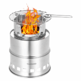 Tragbarer Tomshoo Campingkocher (Mini-Holzofen) für nur 14,94 Euro