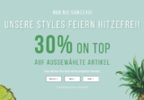 30% Rabatt auf ausgewählte Artikel im Tom Tailor Onlineshop