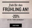 20% Rabatt auf T-Shirts & Langarmshirts, Tops & Polos, Blusen und Hemden bei TomTailor