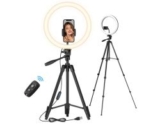 TONOR TRL-20 Selfie Ringlicht mit Stativ für 25,99€