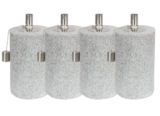 4er-Set Toolland Gartenfackel in Steinoptik oder Edelstahl mit Ölbetrieb 18cm nur 19,12 Euro inkl. Versand