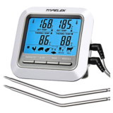 TOPELEK Grill-/Fleischthermometer mit 2 Sonden für nur 10,99 Euro