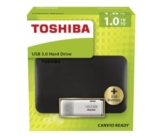 Externe 2,5″ Festplatte Toshiba Canvio Ready mit 1TB + 16 GB USB Stick für 59,- Euro inkl. Versand