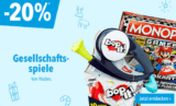 20% Rabatt auf alle Gesellschaftsspiele von Hasbro im Toys’R’Us Onlineshop