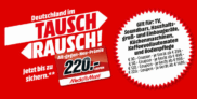 Letzter Tag! Mediamarkt: Bis zu 220,- Euro geschenkt beim Kauf von TVs, Soundbars, Haushaltsgroßgeräte, Küchenmaschinen usw.
