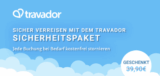 Travador: Gratis Sicherheitspaket im Wert von 39,90 Euro bei allen Buchungen