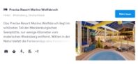 Precise Resort Marina Wolfsbruch: 2-5 Nächte für 2 Personen inkl. Halbpension ab 158,- Euro