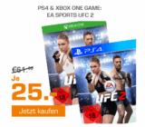 EA Sports UFC 2 für PS4 pder Xbox One je nur 25,- Euro