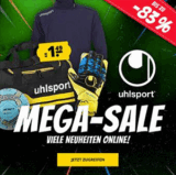 SportSpar: Uhlsport Sale mit bis zu 83% Rabatt auf viele Sportartikel