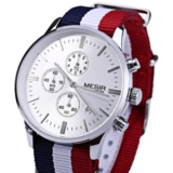 Megir M2011 Quartz-Herrenuhr Silber für nur 12,67 Euro inkl. Versand