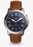 Herren Hybrid Smartwatch Grant (Leder, hellbraun) für nur 101,- Euro inkl. Versand