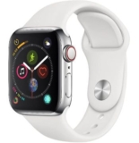 Apple Watch Series 4 (LTE 40mm Edelstahlgehäuse mit Sportarmband Weiß) für nur 399,- Euro inkl. Versand
