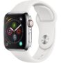 Apple Watch Series 4 (LTE 40mm Edelstahlgehäuse mit Sportarmband Weiß) für nur 399,- Euro inkl. Versand