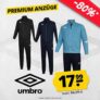 Umbro Premium Trainingsanzüge für Damen & Herren für nur 17,99€ (statt 28€)