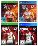NBA 2K17 [PS4/Xbox One] und WWE 2K17 [PS4/Xbox One] für je nur 20,- Euro inkl. Versand
