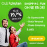 Club Rakuten mit vielen exklusiven Premium Vorteilen (unbegrenztes Film Streaming, 5-fache Superpunkte uvm.) für nur 19,90 Euro pro Jahr