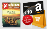 Miniabo Stern mit 7 Ausgaben durch Amazongutschein effektiv nur 4,70 Euro – oder 9 Ausgaben 9,90 Euro