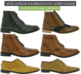 Unze London & Kobbler Echtlederschuhe für nur 24,99 Euro inkl. Versand
