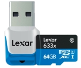 Lexar microSDXC 633x (64GB) + USB 3.0 Adapter für nur 15,- Euro inkl. Versand